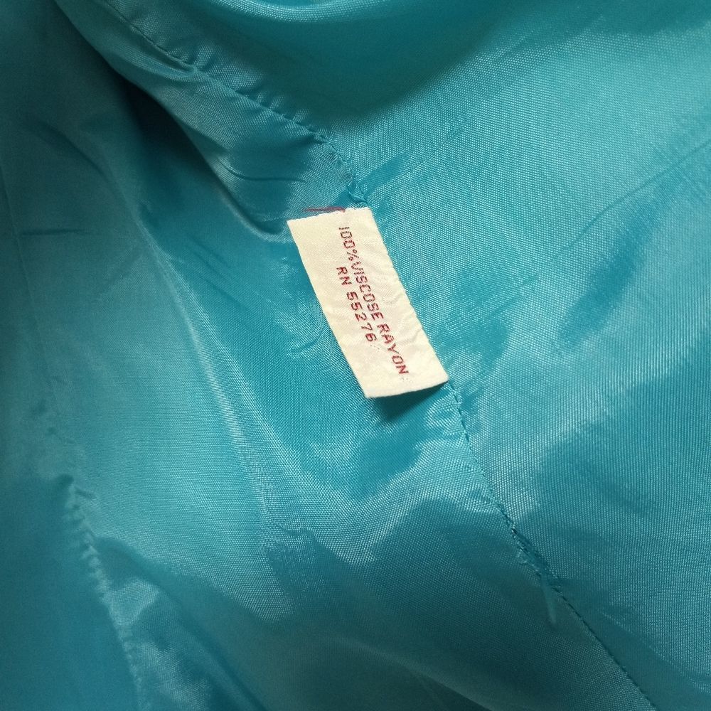 CASSIDY Vintage Cropped Linen Ruffalo Trimmed Jacket 6/8 - Picture 4 of 15
